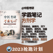 【学霸笔记】方剂学考研中医综合卡包封面