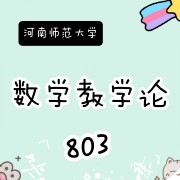 数学教学论（河南师范大学803）卡包封面