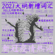 #救命词666#时事新冠 #大纲词汇卡包封面