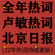 【0元拼团】卢敏热词北京日报热词24翻硕卡包封面