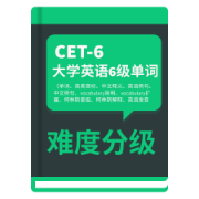 大学英语6级单词卡包封面
