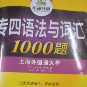 专四语法错题填空卡包封面