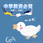 【带背】中学教资必背卡包封面