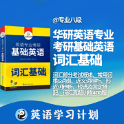 华研英语专业考研基础英语【词汇基础】卡包封面