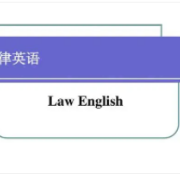 法律翻译术语（英汉）卡包封面