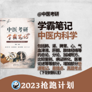 【学霸笔记】中医内科学考研中医综合卡包封面