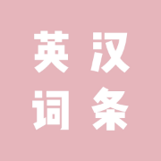 翻译词条英译汉卡包封面