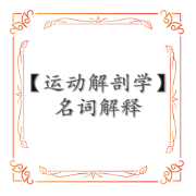 运动解剖学名词解释卡包封面