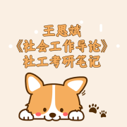 《社会工作导论》王思斌 高教版 重点笔记卡包封面