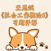 王思斌《社会工作概论3》习题详解卡包封面