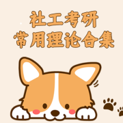 社工考研常用理论合集卡包封面