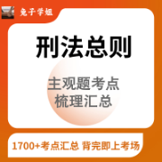 【兔子学姐】24法硕-刑法总则主观题考点梳理汇总卡包封面