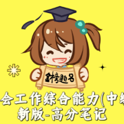 《社会工作综合能力(中级)》新版-笔记卡包封面