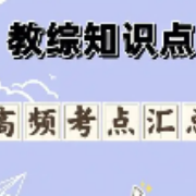 2023教综考点速记1300条（挖空版）卡包封面
