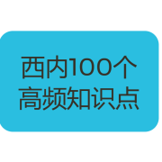 西内100个高频考点卡包封面