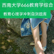 西南666冲刺自测教心卡包封面