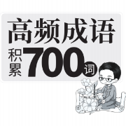 【公考】高频成语积累700词卡包封面