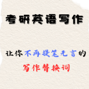 考研英语写作替换词（杨凤芝）卡包封面