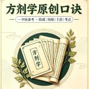方剂学原创口诀卡包封面