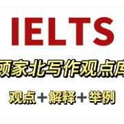 【雅思】顾家北写作观点卡包封面