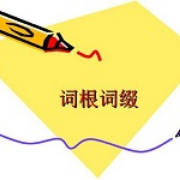 英语词根词缀3000条卡包封面